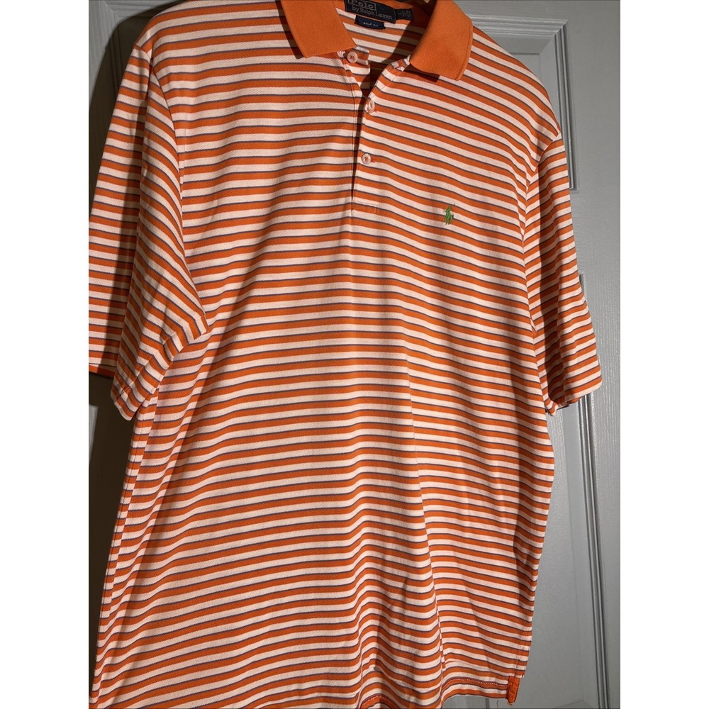 Polo Ralph Lauren Golf Fit Collared Shirt Mens Large 100% Pima Cotton.
